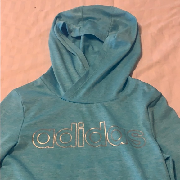 Girls Adidas Polyester Hoodie - Picture 2 of 8